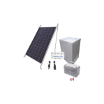 Kit de energía solar para congelador de 100 L de aplicaciones aisladas de la red eléctrica - TiendaClic.mx