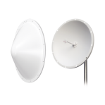 Kit de Antena y radomo, ganancia de  28 dBi, rango de frecuencia extendida (4.9 a 6.5 GHz), conectores N-Macho, incluye jumper, distancia de hasta 15 km   - TiendaClic.mx