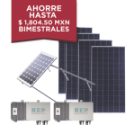 Kit Solar para Interconexión de 1.1 kW de Potencia, 220 Vca con Micro Inversores y Paneles Policristalinos. - TiendaClic.mx