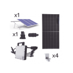Kit Solar para Interconexión de 1.5 kW de Potencia, 220 Vca con Microinversor HOYMILES y 4 Paneles de 450W EPCOM POWER LINE - TiendaClic.mx
