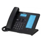 TELEFONO IP SIP BASICO PANTALLA 2.3 LCD INCLUYE ADAPTADOR AC NO POE 1 PTO LAN NEGRO - TiendaClic.mx