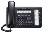 TELEFONO IP PROP. PANASONIC KX-NT553 3 LINEAS-LCD ALTAVOZ 2 PTOS ETHERNET GB NEGRO - TiendaClic.mx