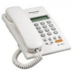 TELEFONO PANASONIC KX-T7705 ANALOGO CON IDENTIFICADOR DE LLAMADAS Y ALTAVOZ (BLANCO) - TiendaClic.mx