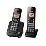 TELEFONO PANASONIC KX-TGC352MEB INALAMBRICO  BASE + HANDSET PANTALLA LCD COLOR AMBAR TECLADO ILUMINADO ALTAVOZ IDENTIFICADOR DE LLAMADAS 50 NUMEROS EN DIRECTORIO (NEGRO) - TiendaClic.mx