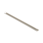 Canaleta LD5 de PVC rígido, con cinta adhesiva para instalación sin herramientas, 26 x 15 x 1828.8 mm, Color Blanco Mate - TiendaClic.mx