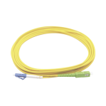 Jumper de Fibra Óptica Monomodo LC/UPC SC/APC Simplex, color amarillo 1 metro - TiendaClic.mx