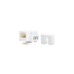 Módulo Jack Keystone Cat5e con terminación 110 (Punchdown) para faceplate - Color Blanco - TiendaClic.mx