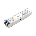 Transceptor SFP (Mini-Gbic)  para fibra Monomodo, 1.25 Gbps de velocidad, Conectores LC, Dúplex,  Hasta 10 km de Distancia. - TiendaClic.mx