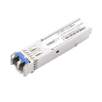 Transceptor SFP (Mini-Gbic) para fibra Monomodo, 1.25 Gbps de velocidad, Conectores LC, Dúplex, Hasta 5 km de Distancia. - TiendaClic.mx