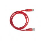Cable de parcheo UTP Cat5e - 0.5 m - rojo - TiendaClic.mx