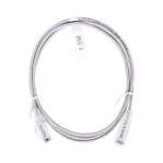 Cable de Parcheo Slim UTP Cat6 - 1.5 m Gris Diámetro Reducido (28 AWG) - TiendaClic.mx