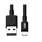 CABLE USB TRIPP-LITE M100-010-BK CABLE DE SINCRONIZACIóN Y CARGA USB A A LIGHTNING, CERTIFICADO MFI - NEGRO, M/M, USB 2.0, 3.05 M [10 PIES] - TiendaClic.mx