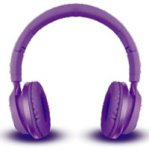 AUDIFONOS ON-EAR CON MICROFONO MOBIFREE COLECCION METALICOS COLOR MORADO MM-300 - TiendaClic.mx