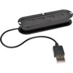 MINI HUB 4 PTOS USB 2,0 CON ENERGÑA VIA BUS O INDEPENDIENTE - TiendaClic.mx