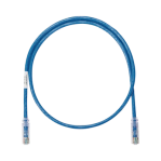 Cable de parcheo UTP Categoría 6, con plug modular en cada extremo - 1 ft (30.48 cm) - Azul - TiendaClic.mx