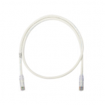 Cable de parcheo UTP Categoría 6, con plug modular en cada extremo - 1 ft (30.48 cm) - Blanco - TiendaClic.mx