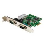 TARJETA PCI EXPRESS SERIAL DE 2 PUERTOS DB9 RS232 CON UART 16C1050 - ADAPTADOR INTERNO SERIAL PCI-E - STARTECH.COM MOD. PEX2S1050 - TiendaClic.mx
