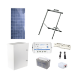 Kit Solar de 8.5 W con PoE Pasivo 24 Vcd para un radio de Ubiquiti airMAX o Cambium ePMP - TiendaClic.mx