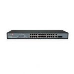SWITCH POE / PROVISION ISR / POES-24370C+2COMBO / 24 CANALES POE / 10/100MBPS / 2G /TOTAL POE 370W.  - TiendaClic.mx