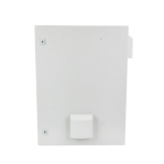 Gabinete Ventilado de Acero IP66 Uso en Intemperie (400 x 600 x 250 mm) con Placa Trasera Interior Metálica y Compuerta Inferior Atornillable (Incluye Chapa y Llave). - TiendaClic.mx