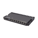 (RB5009UG+S+IN) RouterBoard, CPU 4 Núcleos, 8 Puertos Gigabit, 1 SFP+, Solo RouterOS v7 - TiendaClic.mx