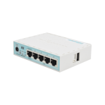 (hEX) RouterBoard, 5 Puertos Gigabit Ethernet, 1 Puerto USB y versión 3 - TiendaClic.mx