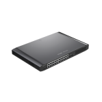 Switch Smart PoE con 24 puertos Gigabit PoE 802.3af/at + 2 SFP para fibra 1Gb, gestión gratuita desde la nube, 370w - TiendaClic.mx