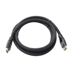 Cable HDMI versión 2.0 redondo de 1.8m ( 5.9 ft ) optimizado para resolución 4K ULTRA HD  - TiendaClic.mx