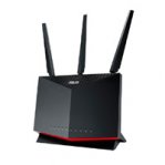 ROUTER GAMER ASUS AX5700/861-4804MBPS/2.4 Y 5GHZ/4X LAN GBE/MU-MIMO/USB 3.2/3X ANTENAS EXT/CONTROL PARENTAL/VPN/AIMESH/WIFI 6/PS5 COMPATIBLE - TiendaClic.mx