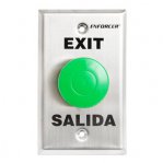 Botón tipo hongo en color verde normalmente abierto y cerrado - TiendaClic.mx