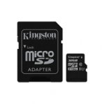 Memoria Flash Kingston,32GB microSDHC clase 10 UHS-I,C/Adaptador SD  - TiendaClic.mx