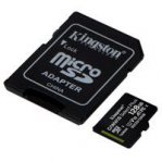 MEMORIA KINGSTON MICRO SD CANVAS SELECT PLUS 128GB UHS-I CLASE 10 C/ADAPTADOR - TiendaClic.mx