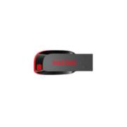 Memoria USB SanDisk Cruzer Blade CZ50 de 8GB USB2.0 color negro/rojo - TiendaClic.mx