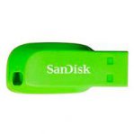 MEMORIA SANDISK 16GB USB 2.0 CRUZER BLADE Z50 ELECTRIC GREEN - TiendaClic.mx