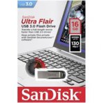 MEMORIA SANDISK 16GB / USB 3.0 / ULTRA FLAIR /  METALICA - TiendaClic.mx