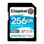 MEMORIA FLASH SD KINGSTON SDXC CANVAS SELECT 256GB 100R CL10 UHS-I V30 (SDG3/256GB) - TiendaClic.mx