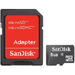 MEMORIA SANDISK 8GB MICRO SD CLASE 4 C/ADAPTADOR - TiendaClic.mx