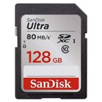 SANDISK MEMORIA 128GB SDXC ULTRA UHS-I CLASE 10 - TiendaClic.mx