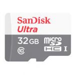 MEMORIA SANDISK MICRO SDHC 32GB ULTRA 100MB/S CLASE 10 C/ADAPTADOR SDSQUNR-032G-GN3MA - TiendaClic.mx