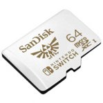 MEMORIA SANDISK 64GB MICRO SDXC NINTENDO SWITCH 100MB/S 4K FULL HD U3 V30 - TiendaClic.mx