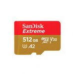 MEMORIA SANDISK MICRO SDXC 512GB EXTREME 190MB/S 4K CLASE 10 A2 V30 C/ADAPTADOR SDSQXAV-512G-GN6MA - TiendaClic.mx