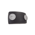 Luz de Emergencia Dual LED ultra compacta/150 lúmenes/Luz fría/Batería de Respaldo Incluida/Botón de test / Color Negro - TiendaClic.mx