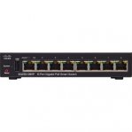Conmutador Ethernet Cisco SG250-08HP 8 Puertos Gestionable - 8 x Gigabit Ethernet Network - Par trenzado - 2 Capa compatible - Montable en bastidor - TiendaClic.mx