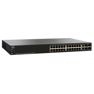 Conmutador Ethernet Cisco SG350-20 20 Puertos Gestionable - 20 x Gigabit Ethernet Network - Par trenzado - 3 Capa compatible - Montable en bastidor, De Escritorio - TiendaClic.mx