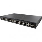Conmutador de nivel 3 Cisco SG550X-48MP 48 Puertos Gestionable - 48 x Gigabit Ethernet Network, 2 x Ethernet de 10 gigabits Enlace ascendente, 4 x Ethernet de 10 gigabits Ranura de Expansión - Modular - Fibra Óptica, Par trenzado - 3 Capa compatible - TiendaClic.mx
