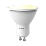 Foco tipo Gu10 inteligente con señal inalámbrica, color dual blanco y cálido, uso de App Shelly. AC 100-240V - TiendaClic.mx