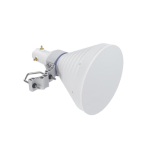 Antena Sectorial Simétrica Starter Horn de 30º, 5150 - 5950 MHz, ganancia de 18 dBi, conexión directa con radios IS-5AC, PS-5AC y IS-M5, conexión RP-SMA  - TiendaClic.mx