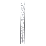 Tramo de Torre Arriostrada de 3m x 35cm, Galvanizado por Inmersión, Hasta 45 m de Elevación. Zonas Húmedas. - TiendaClic.mx