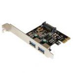 TARJETA PCI EXPRESS 2 PUERTOS USB 3.0 CON ALIMENTACION SATA HUB - TiendaClic.mx