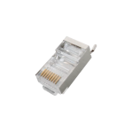 Conector RJ45 para Cable FTP/STP Categoría 5E - Blindado con pin a tierra - TiendaClic.mx